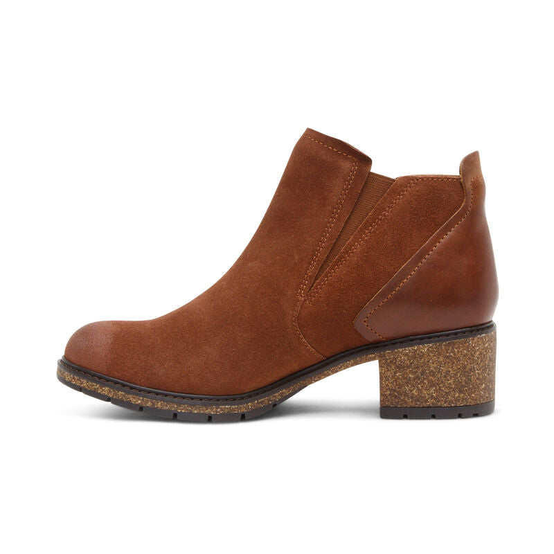 WOMEN'S AETREX FRANKIE BOOT | CARAMEL / CAFE