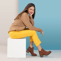 WOMEN'S AETREX FRANKIE BOOT | CARAMEL / CAFE