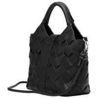 WOMEN'S ILSE JACOBSEN BRAIDED HANDBAG | BLACK