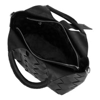 WOMEN'S ILSE JACOBSEN BRAIDED HANDBAG | BLACK