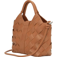 WOMEN'S ILSE JACOBSEN BRAIDED HANDBAG | COGNAC