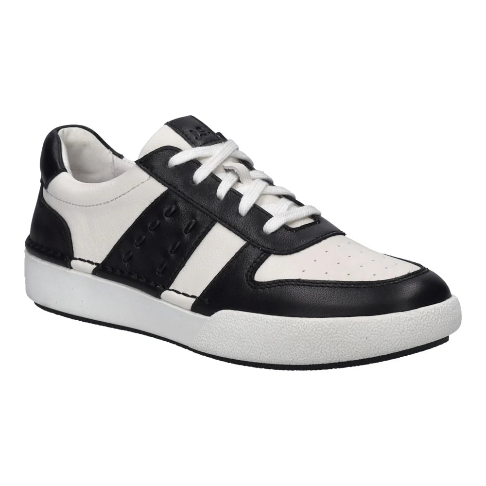 WOMEN'S JOSEF SEIBEL CLAIRE 27 | BLACK / WHITE LEATHER