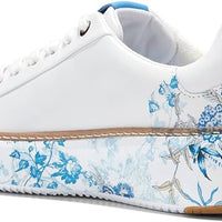 WOMEN'S COLE HAAN GRANDPRØ TOPSPIN SNEAKER | OPTIC WHITE / BLUE TOILE