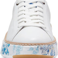 WOMEN'S COLE HAAN GRANDPRØ TOPSPIN SNEAKER | OPTIC WHITE / BLUE TOILE