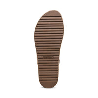 WOMEN'S AETREX VANIA ARCH SUPPORT PLATFORM SANDAL | COGNAC