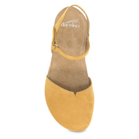 WOMEN'S DANSKO ROWAN MARY JANE | MUSTARD MILLED NUBUCK