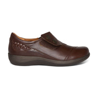 WOMEN'S AETREX KARINA MONK STRAP | BROWN