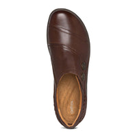 WOMEN'S AETREX KARINA MONK STRAP | BROWN