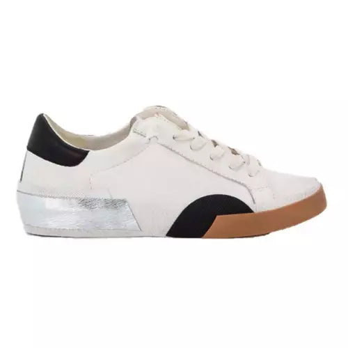 WOMEN'S DOLCE VITA ZINA SNEAKER | WHITE / BLACK