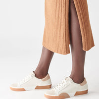 WOMEN'S DOLCE VITA ZINA SNEAKER | WHITE / TAN