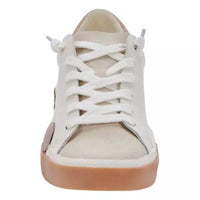 WOMEN'S DOLCE VITA ZINA SNEAKER | WHITE / TAN