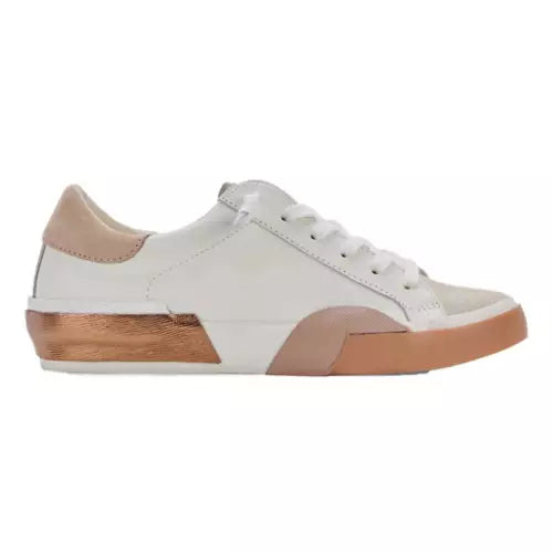 WOMEN'S DOLCE VITA ZINA SNEAKER | WHITE / TAN