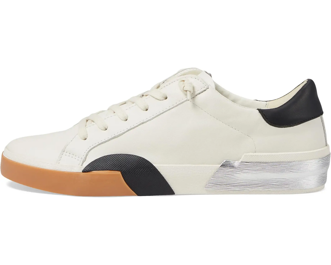 WOMEN'S DOLCE VITA ZINA SNEAKER | WHITE / BLACK