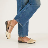 WOMEN'S DANSKO ROWAN MARY JANE | TAUPE METALLIC