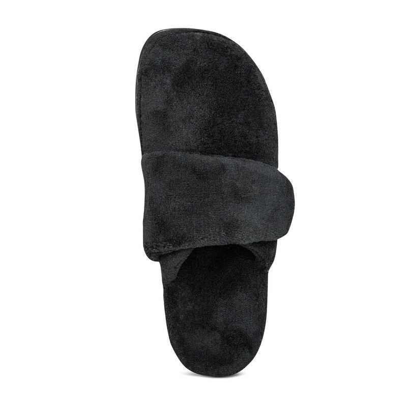 WOMEN'S AETREX MANDY CLOSED TOE SLIPPER | BLACK