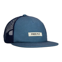 MEN'S FREEFLY REVERB PACKABLE TRUCKER HAT | PACIFIC BLUE