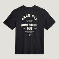 MEN'S FREE FLY GEAR & GOODS POCKET TEE | HEATHER BLACK