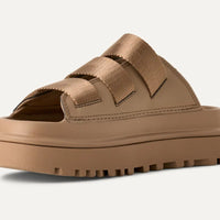 WOMEN'S UGG GOLDENGLOW SLIDE | DARK SAND