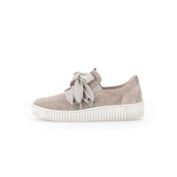 WOMEN'S GABOR 43.333.12 BOW TIE SNEAKER | BEIGE