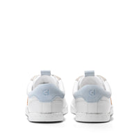 WOMEN'S COLE HAAN GRANDPRO ACELIA SNEAKER | WHITE / SKYWAY SUEDE