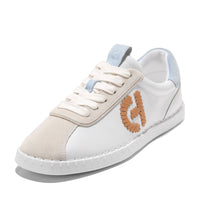 WOMEN'S COLE HAAN GRANDPRO ACELIA SNEAKER | WHITE / SKYWAY SUEDE