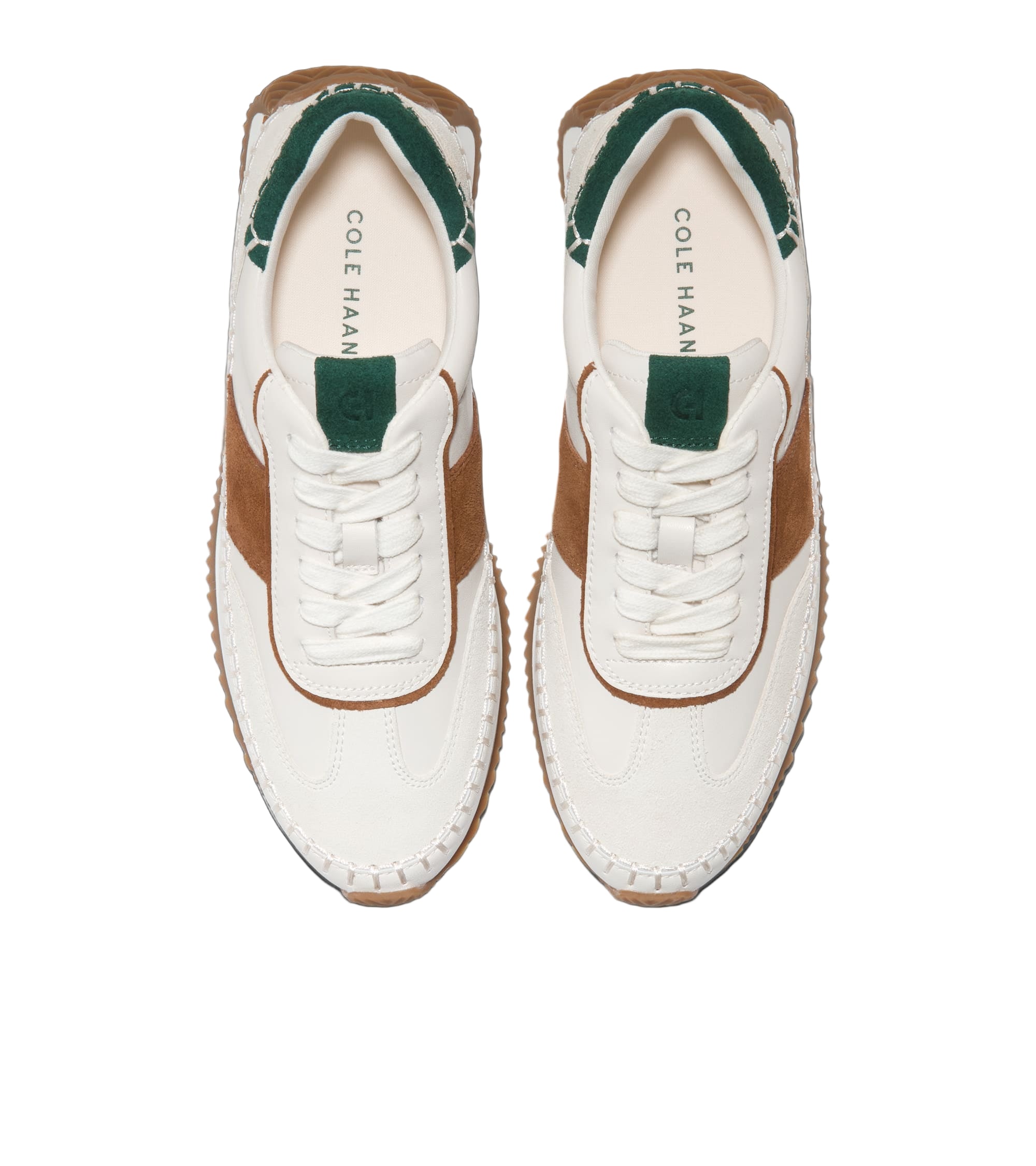 WOMEN'S COLE HAAN GRANDPRO PREMIER SNEAKERS | IVORY | TOBACCO
