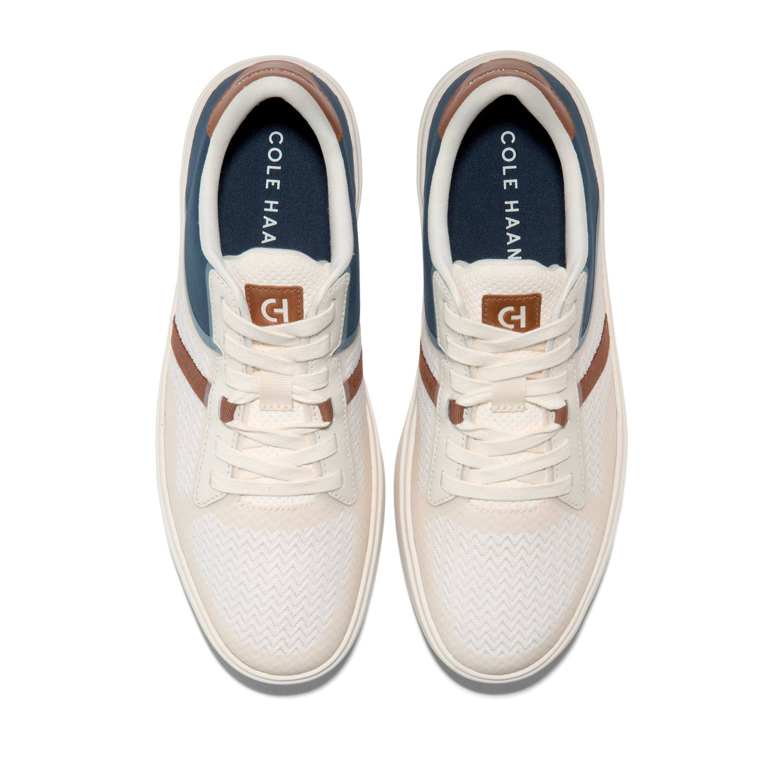 MEN'S COLE HAAN GRAND CROSSCOURT WINNER SNEAKER | IVORY / NAVY BLAZER