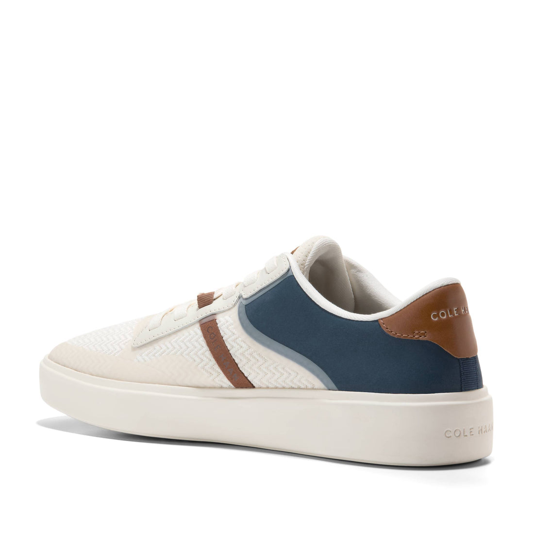 MEN'S COLE HAAN GRAND CROSSCOURT WINNER SNEAKER | IVORY / NAVY BLAZER