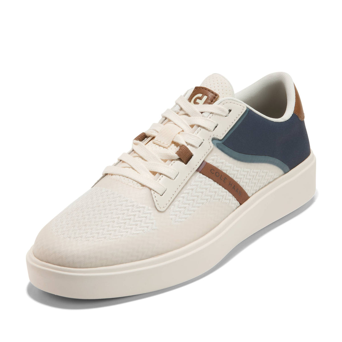 MEN'S COLE HAAN GRAND CROSSCOURT WINNER SNEAKER | IVORY / NAVY BLAZER
