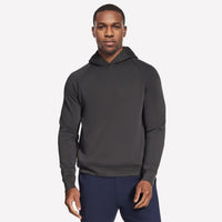 MEN'S SKECHERS COZY LUX ELEVATE HOODIE | BLACK CHARCOAL