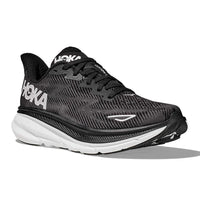 WOMEN'S HOKA CLIFTON 9 | BLACK / WHITE