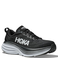 MEN'S HOKA BONDI 8 | BLACK / WHITE