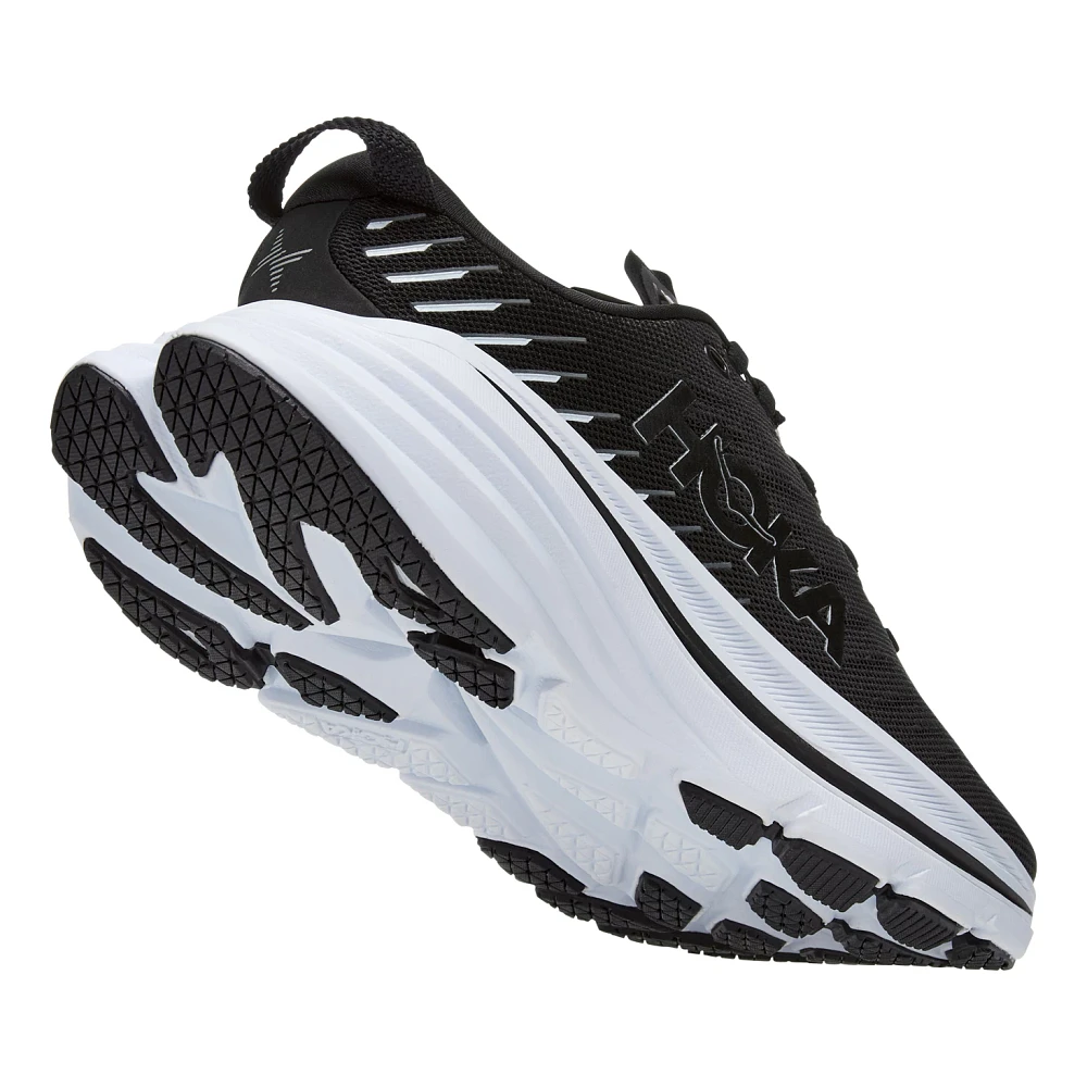 MEN'S HOKA BONDI X | BLACK / WHITE