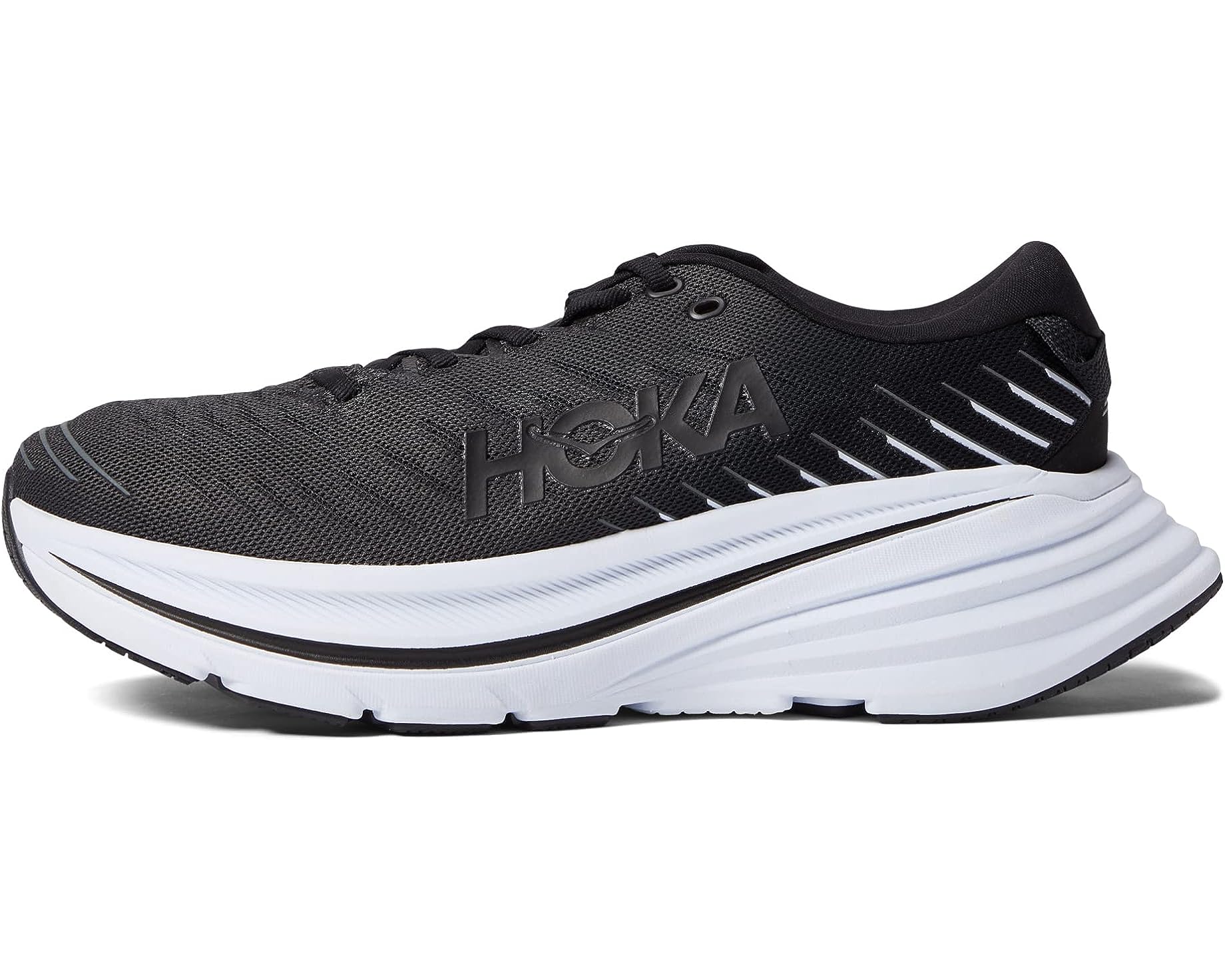 MEN'S HOKA BONDI X | BLACK / WHITE – Randy's Shoes