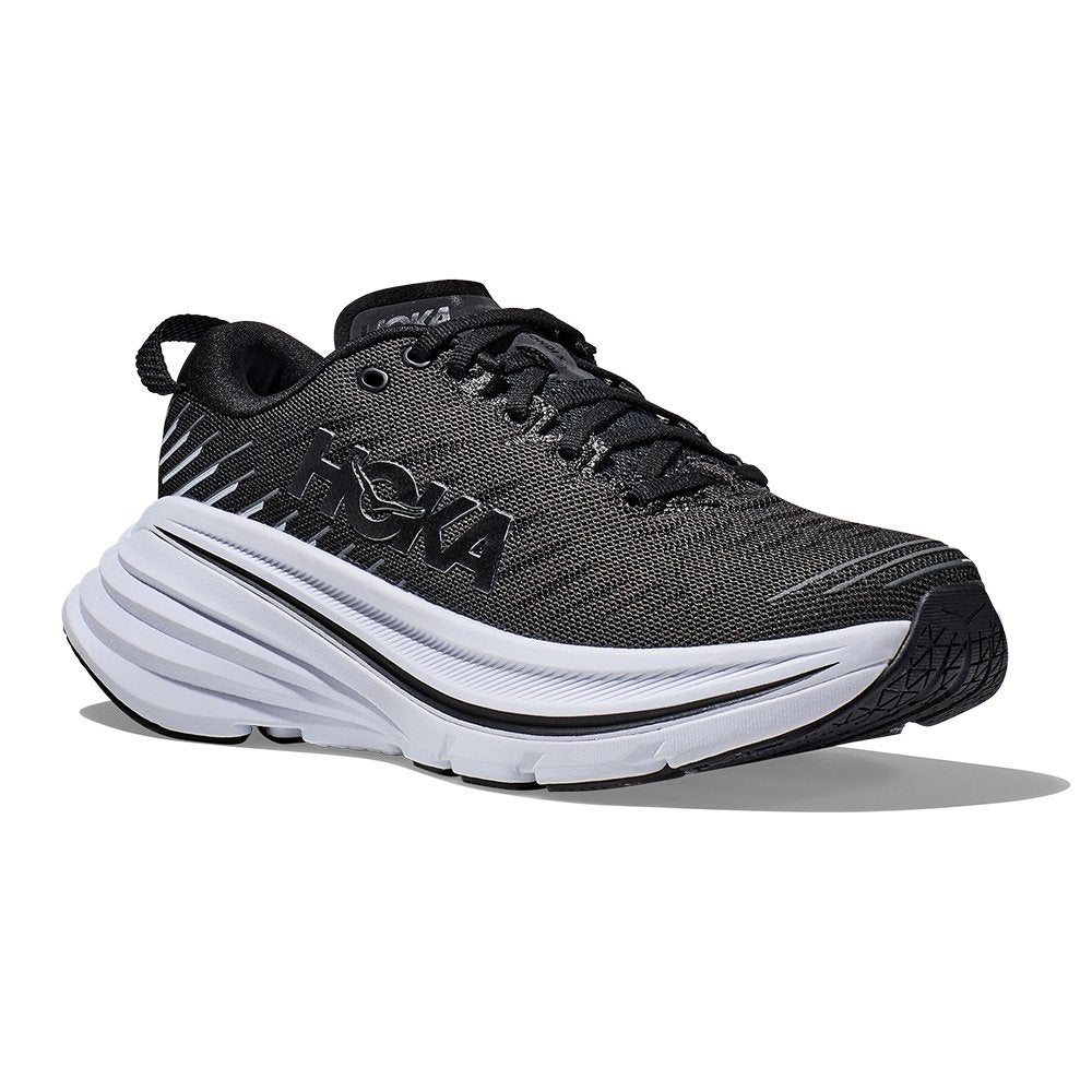 MEN'S HOKA BONDI X | BLACK / WHITE – Randy's Shoes
