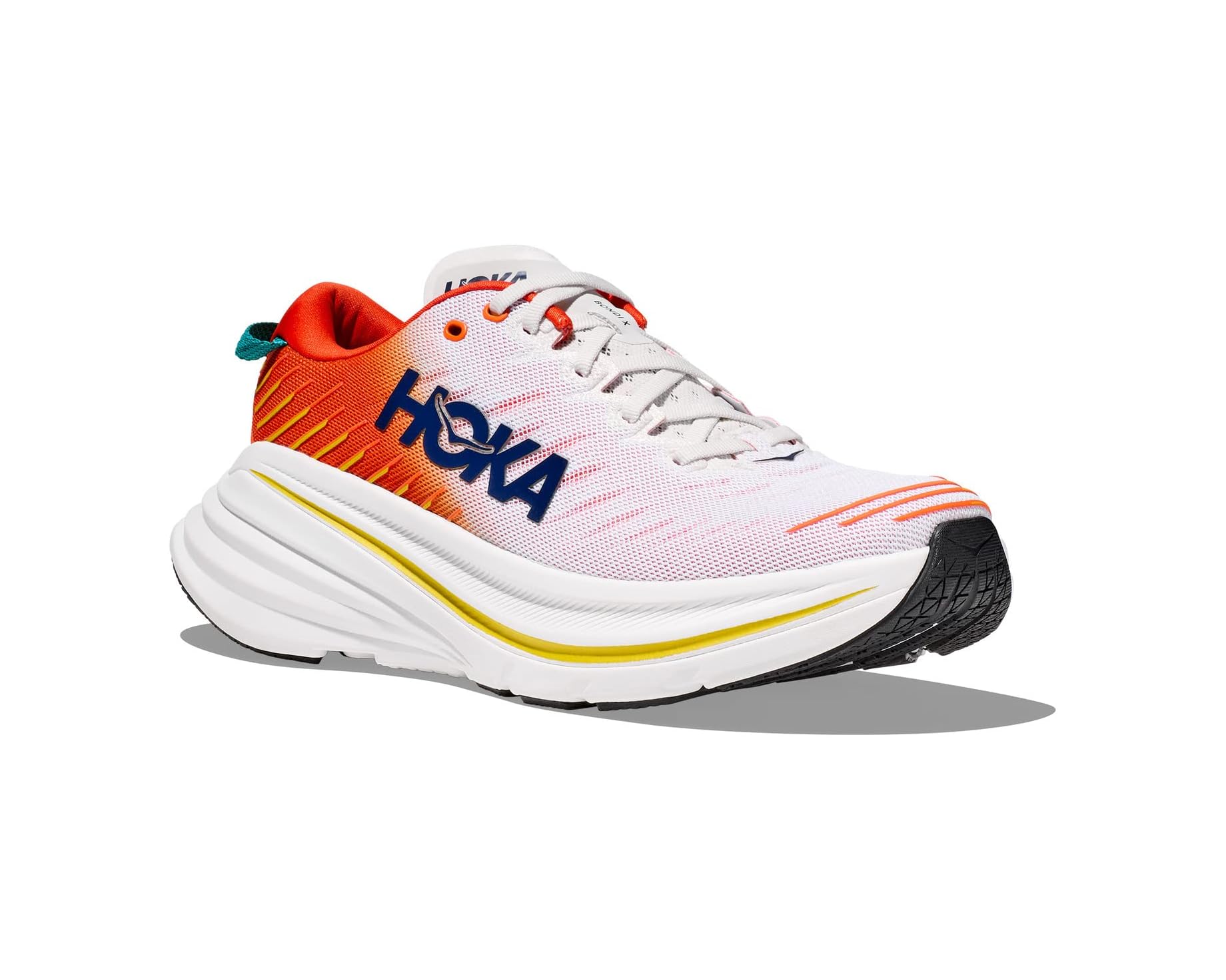 MEN'S HOKA BONDI X | BLANC DE BLANC / FLAME – Randy's Shoes