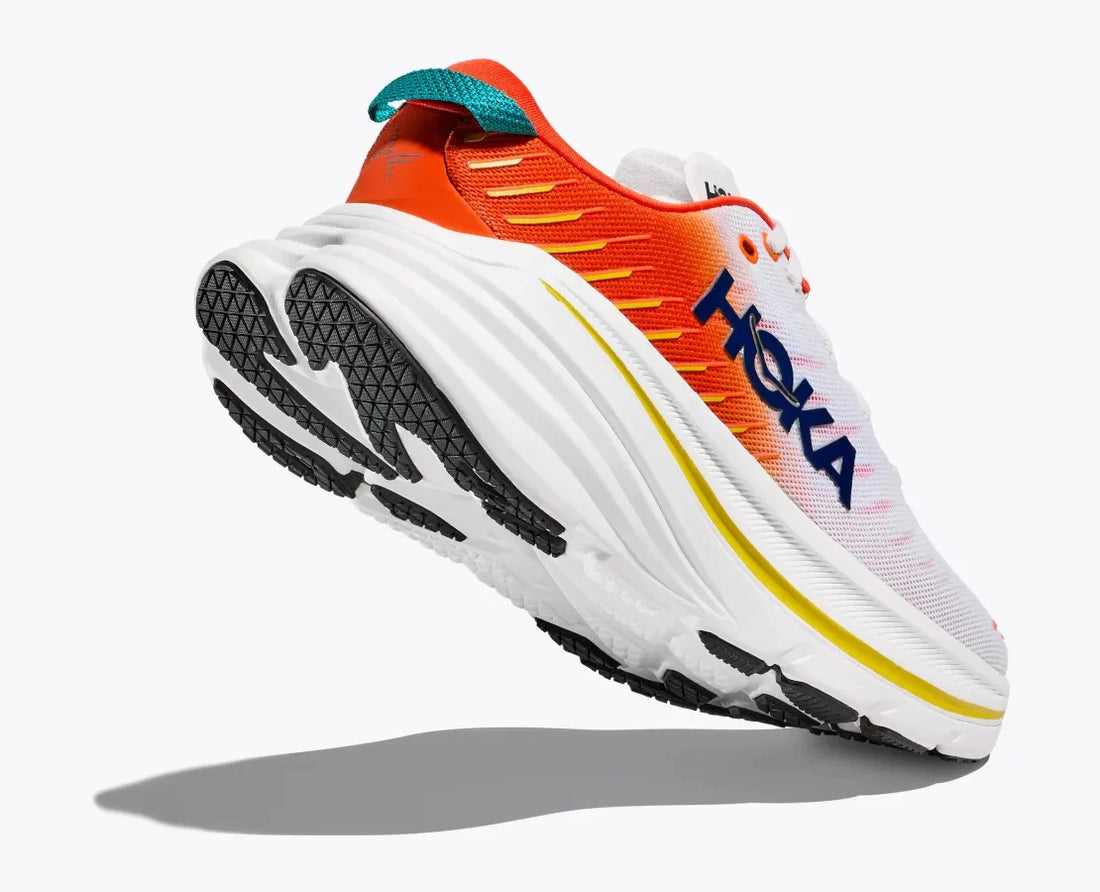 MEN'S HOKA BONDI X  | BLANC DE BLANC / FLAME