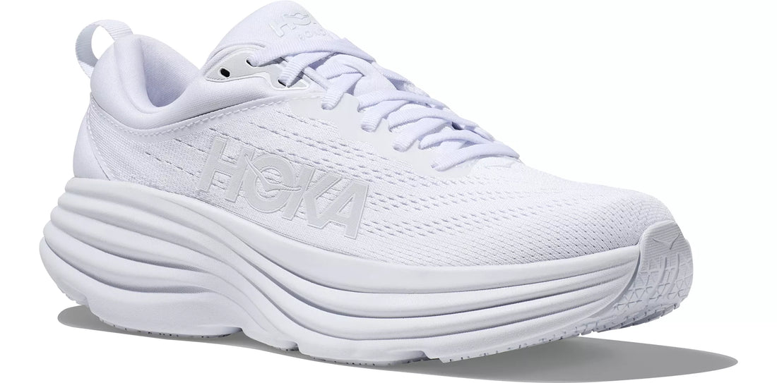 WOMEN'S HOKA BONDI 8 | WHITE / WHITE