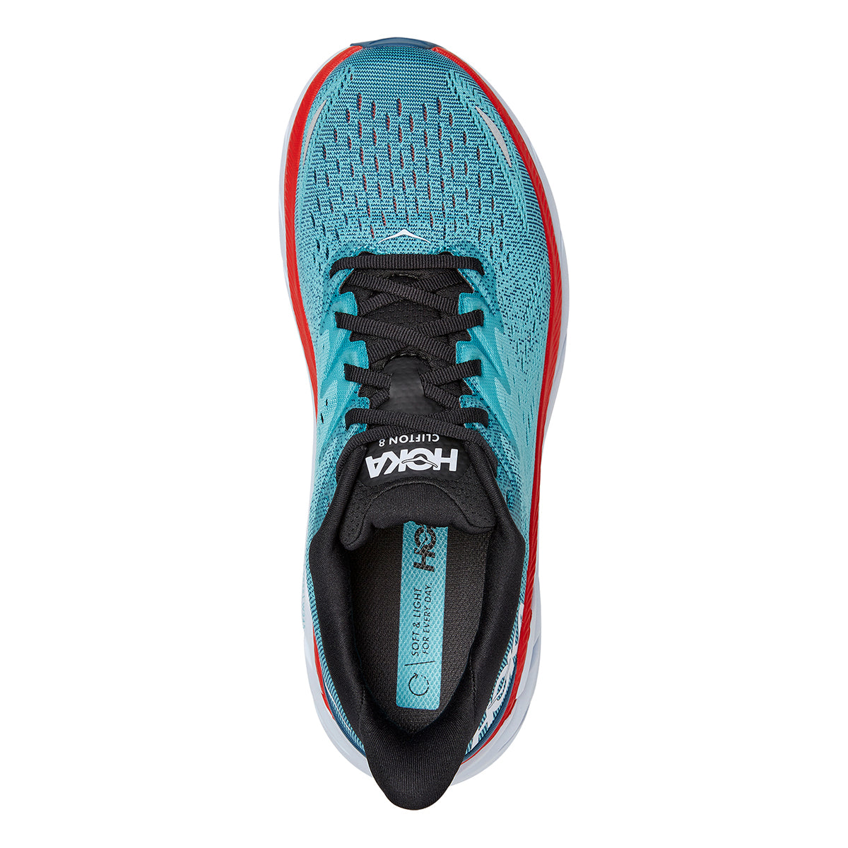 Hoka One Clifton cheapest 8 Shoes Real Teal Aquarelle