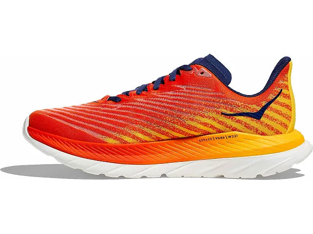 MEN'S HOKA MACH 5 | FLAME / DANDELION – Randy's Shoes