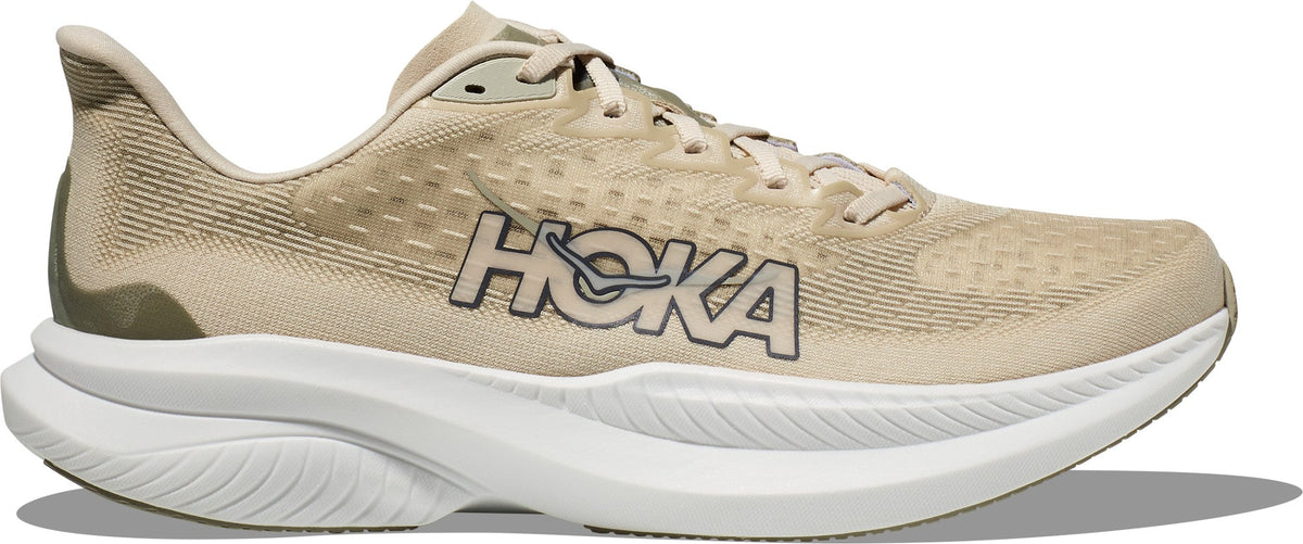 NEW HOKA Mach 6 Men’s Running Shoes Size 14 Oat Milk Barley No Box Deals on Men main image 4