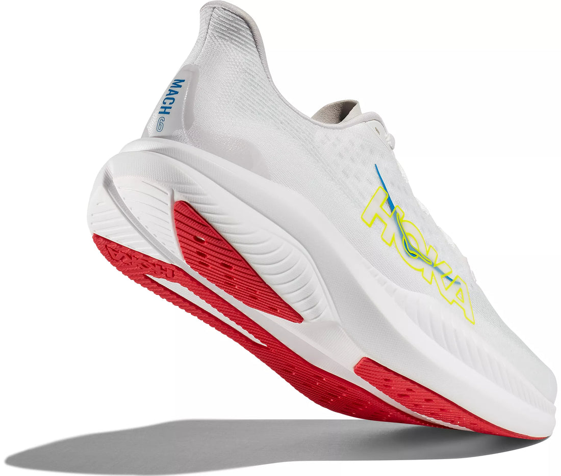 MEN'S HOKA MACH 6 | WHITE / NIMBUS CLOUD