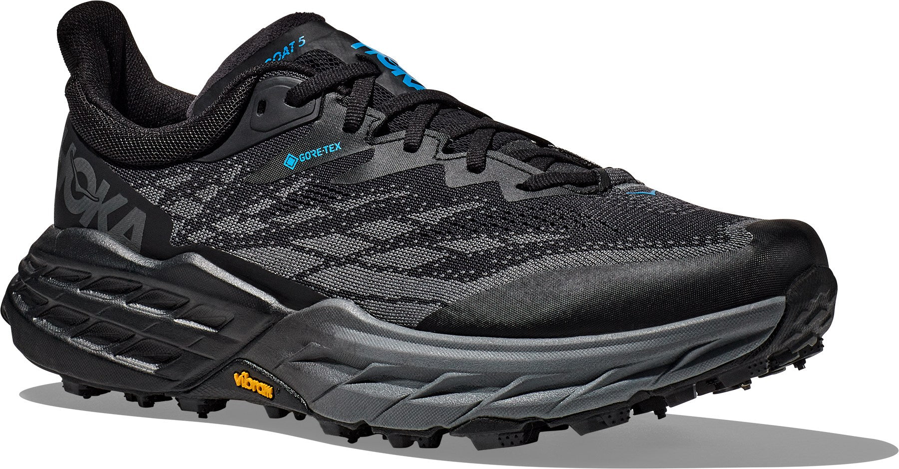 いラインアップ BLACK / BLACK | SPIKE GTX 5 SPEEDGOAT HOKA MEN'S – Shoes Randy's Idol