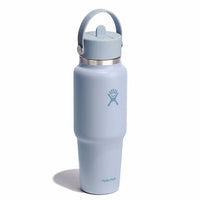 HYDRO FLASK 32 OZ WIDE MOUTH TRAVEL BOTTLE WITH FLEX STRAW CAP | SURF