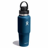 HYDRO FLASK 32 OZ WIDE MOUTH TRAVEL BOTTLE WITH FLEX CHUG CAP | INDIGO