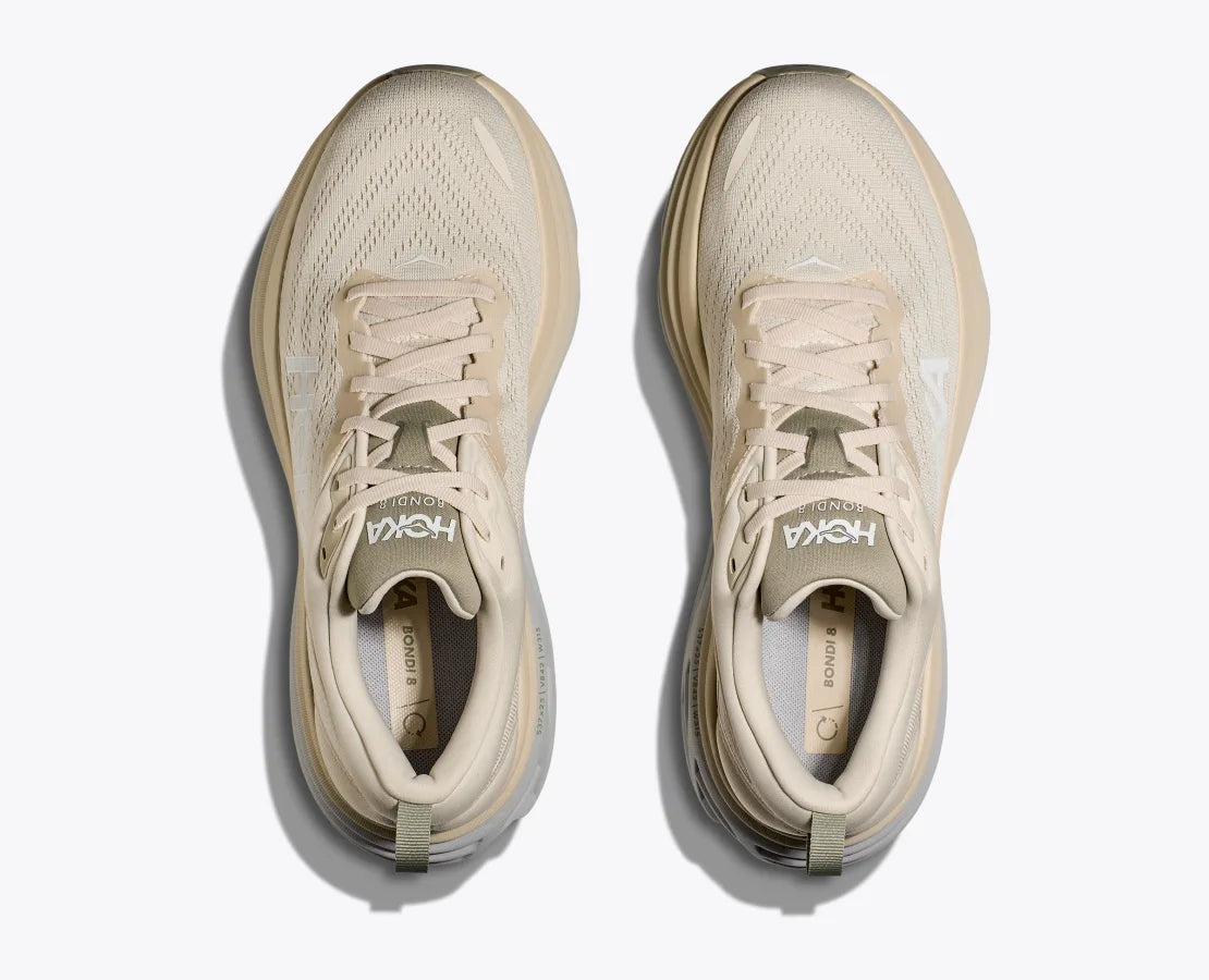 Hoka Bondi 8 Mens Sz 11.5 Running Shoes Cream Color Amazon.com | Hoka Men main image 3