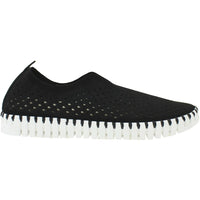 WOMEN'S ILSE JACOBSEN TULIP 139 SLIP-ON | BLACK / WHITE