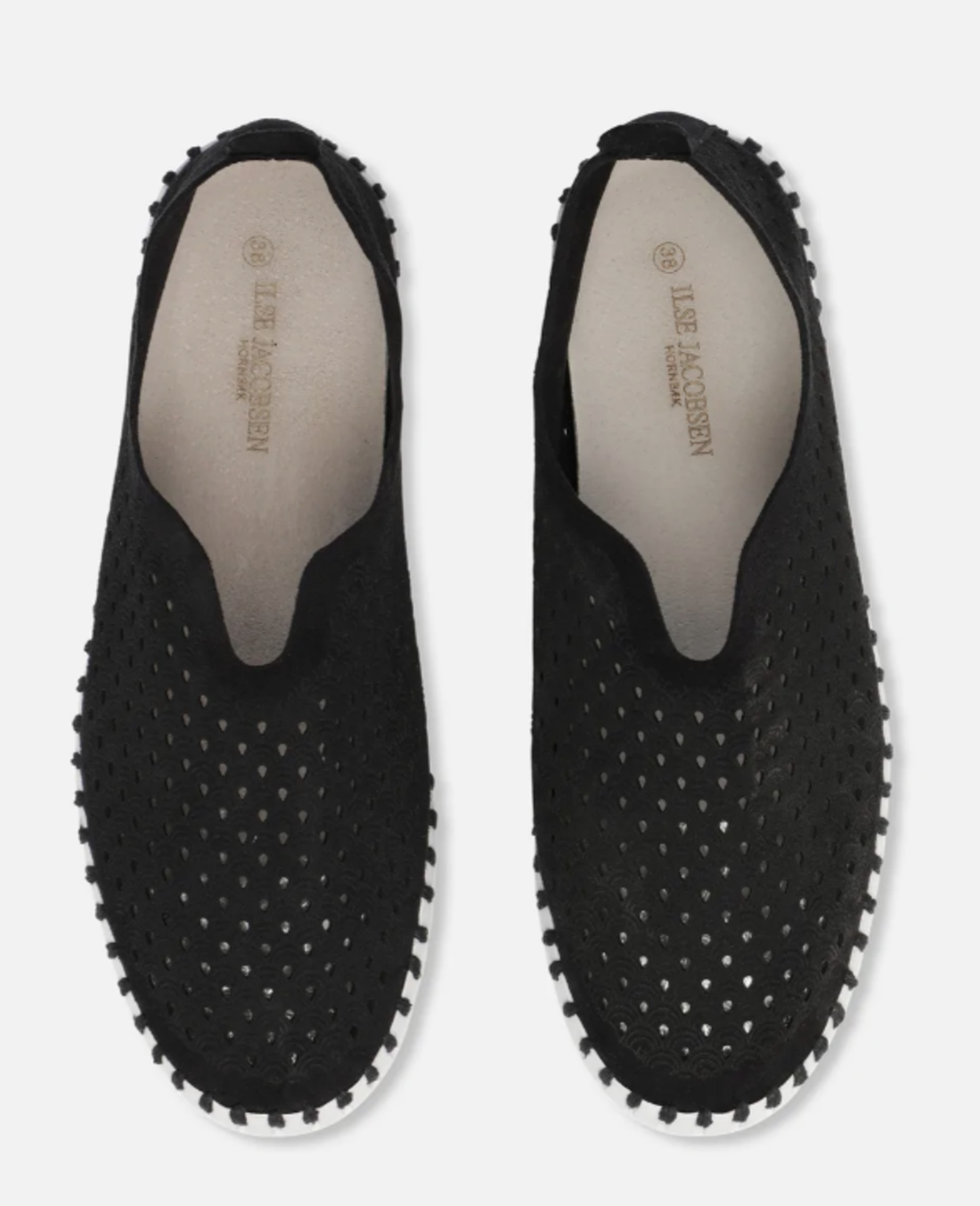 WOMEN'S ILSE JACOBSEN TULIP 139 SLIP-ON | BLACK / WHITE