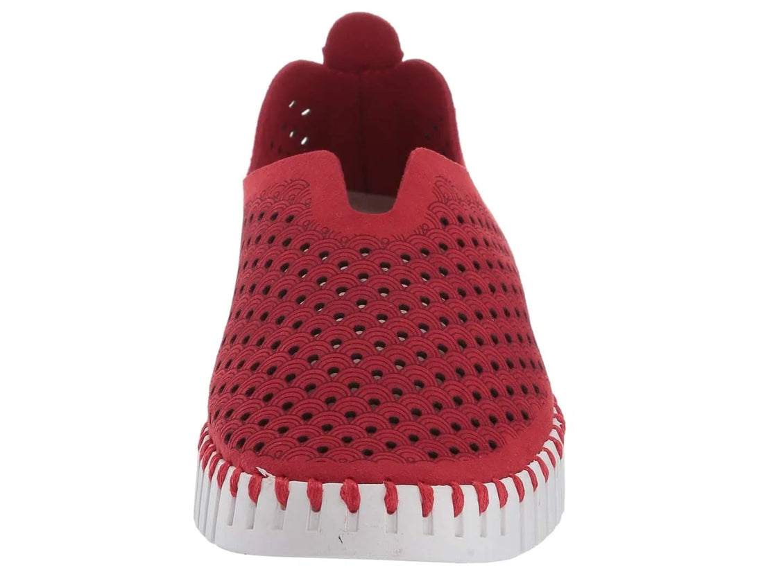 WOMEN'S ILSE JACOBSEN TULIP SLIP-ON | DEEP RED