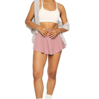 WOMEN'S FABLETICS CLOUD JERSEY FULL ZIP HOODIE | LIGHT SAND HEATHER
